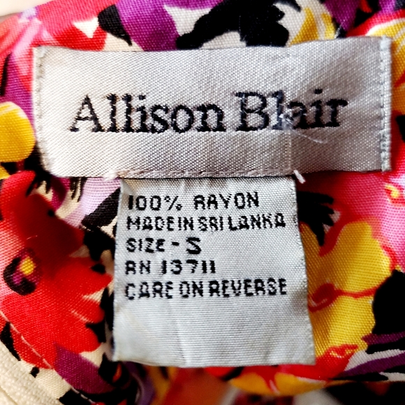 Allison Blair Vintage style Floral Maxi dress - Picture 7 of 7